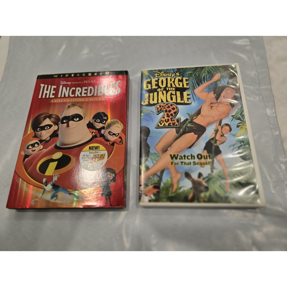 Disney Classics, The Incredibles (DVD, 2004) George of the Jungle 2.